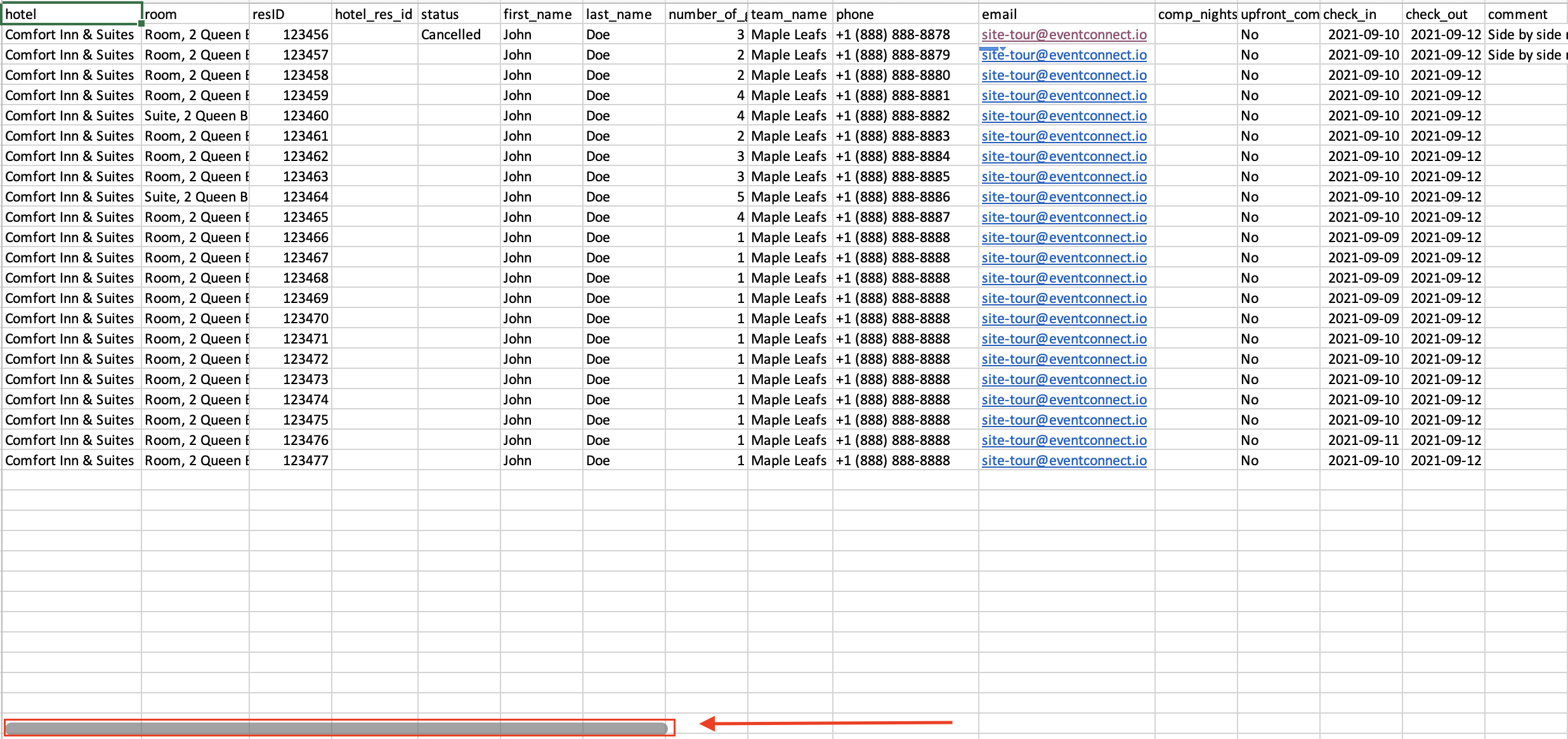 Excel Tips & Tricks for Navigating Rooming Lists EventConnect